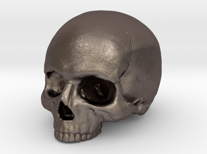 Yorick Skull with Latin Inscription 3d printed