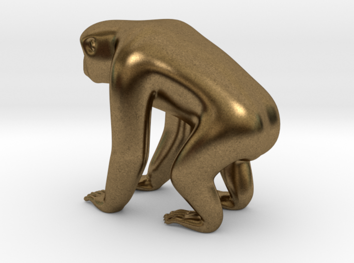 Silvery Gibbon 3d printed