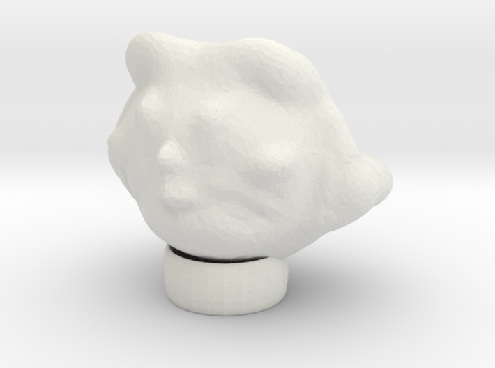 Egyptian Cat Head Made On Sculptris 3d printed