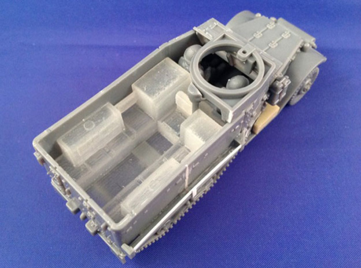 7203A • 1×British M14 and 1×M9A1 Half-track Bodies 3d printed M9A1 conversion used on Plastic Soldier Company M5 half-track kit
