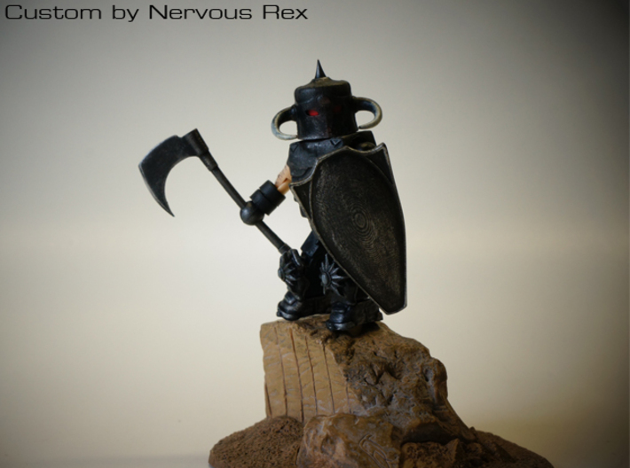 Death Dealer's Shield for Minimate 3d printed Custom by Nervous Rex