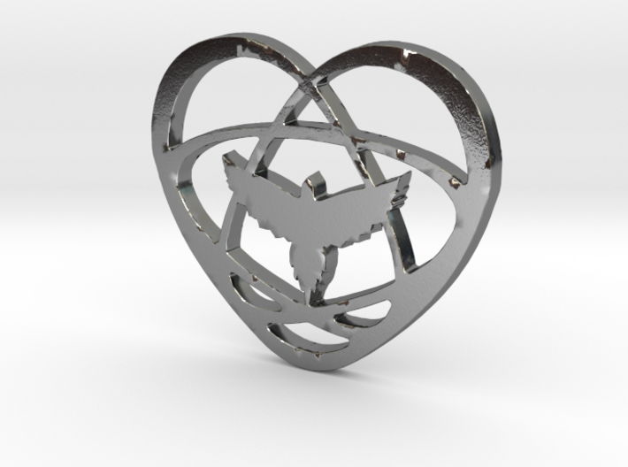 Atom Star Heart Bird 3d printed