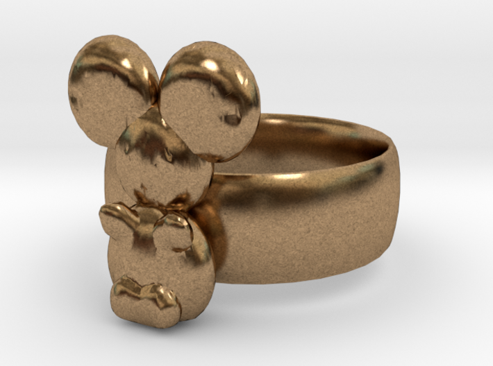 Koala ring 3d printed