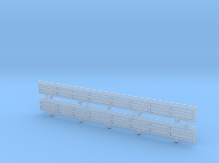 HO Scale Amtrak Style Difco Side Panels 3d printed