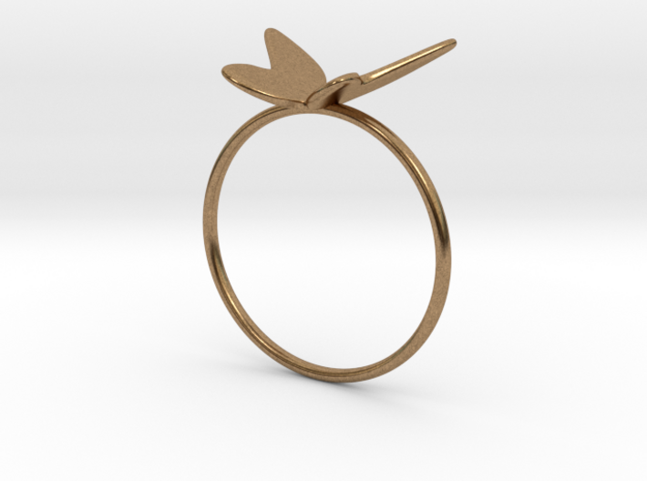 Butterfly Ring (size 7 US) 3d printed