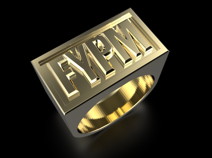 FYPM Ring 3d printed