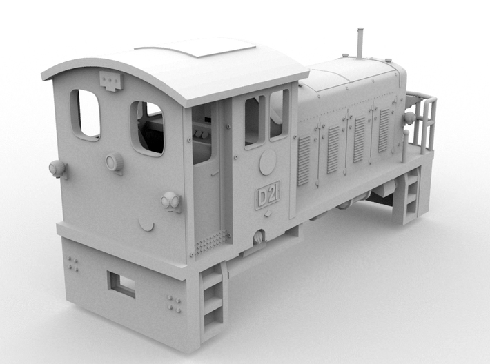 HOn30 PBR D21 Locomotive 3d printed 