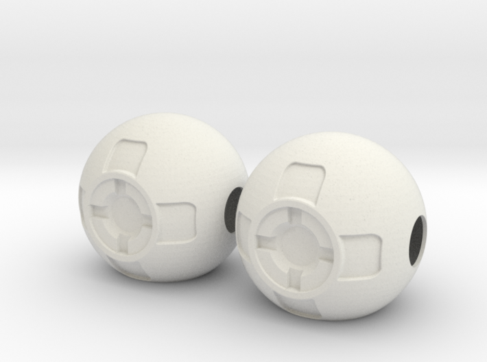 Thruster Ball Pair Disassembled 3d printed