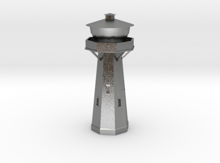 Z Scale European Water Tower 3d printed