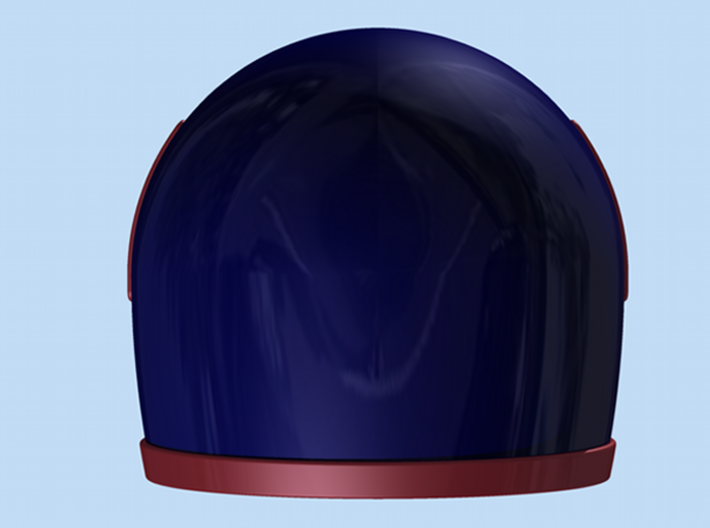Judge Helmet 3d printed Render