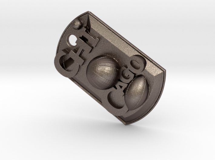 Chicago Sports Dog Tag 3d printed