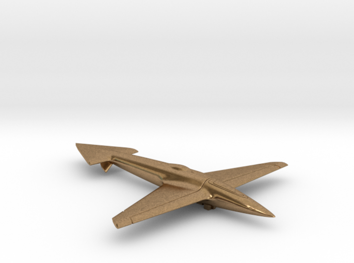 Uni-Dir Slim Plane Toy (88mm long) 3d printed