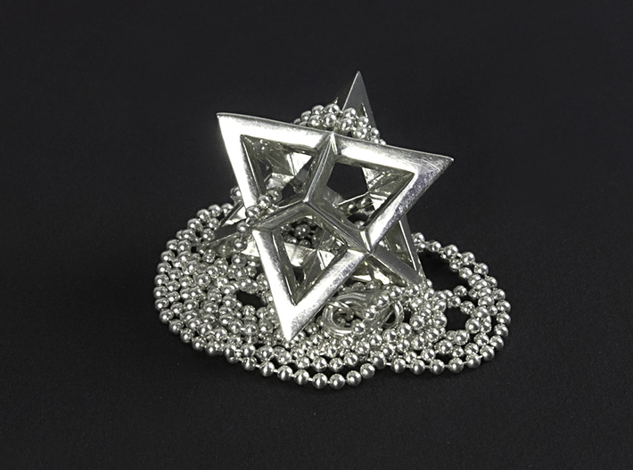 Star Tetrahedron pendant 3d printed