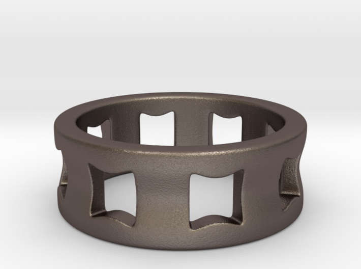 Concave Ring Size 8.5 3d printed