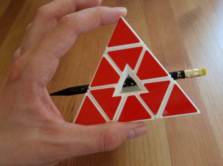 Void Pyraminx 3d printed