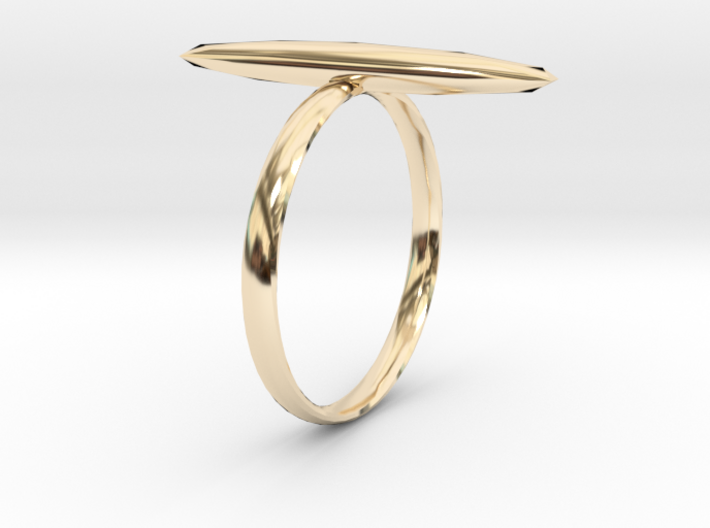 Statement Ring US Size 8 UK Size Q 3d printed