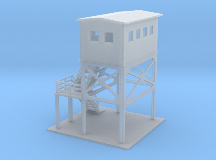 Track Side Tower Z Scale 3d printed Switch Tower Z scale