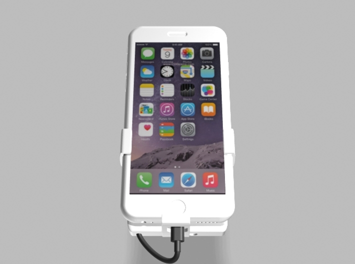 Universal Slim Smartphone Tablet 3200mah Charger 3d printed Apple Lightning connector