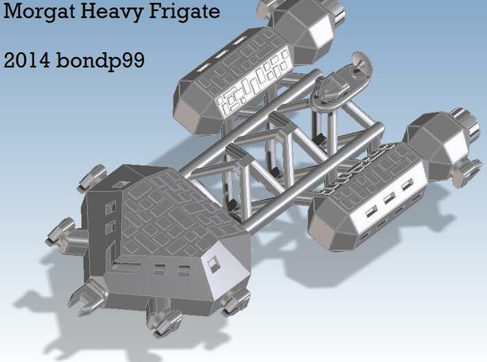 Morgat Heavy Frigate 3d printed 