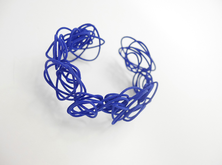 Sprouted Spirals Cuff (Messy) 3d printed 