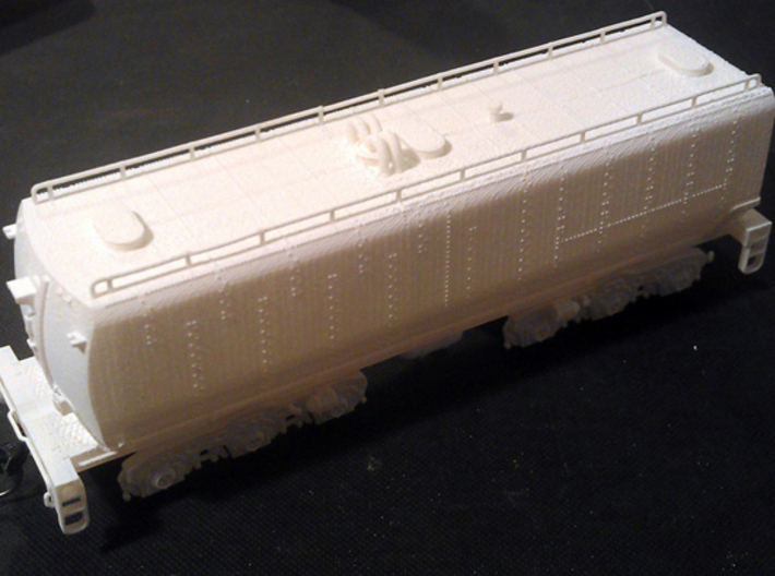 UP Water Tender HO Scale 1:87 Chassis & Parts 3d printed FUD tender on Chassis - Not Incuded