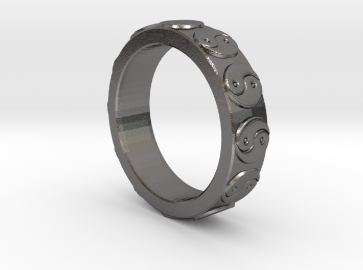 Yin Yang Ring - EU Size 62 3d printed 