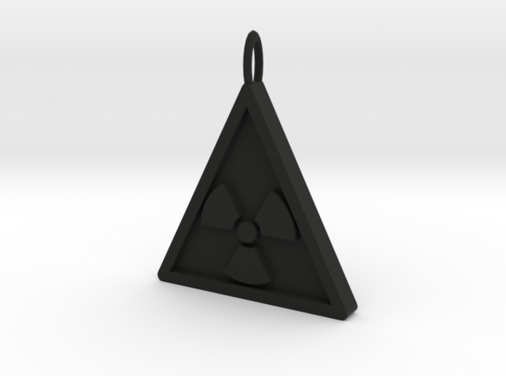NuclearRadiation Pendant 3d printed