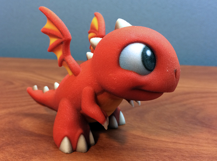 Dragonvale Baby Fire Dragon 3d printed