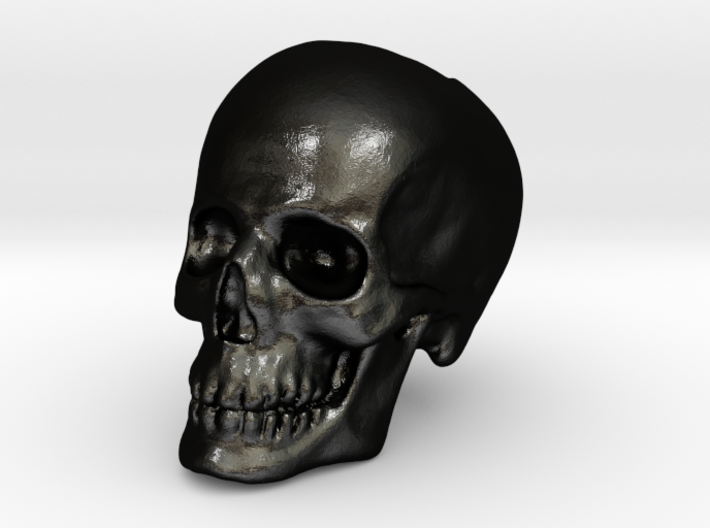 Skull Bead 3d printed