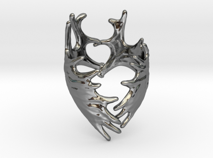 (Size 10) Moose Antler Ring 3d printed