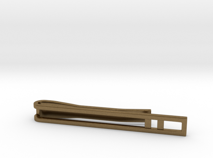 Minimalist Tie Bar - Double Bar 3d printed