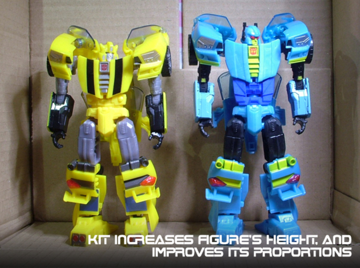 Gen. Nightbeat Upgrade Kit #1 - Height Increase 3d printed 