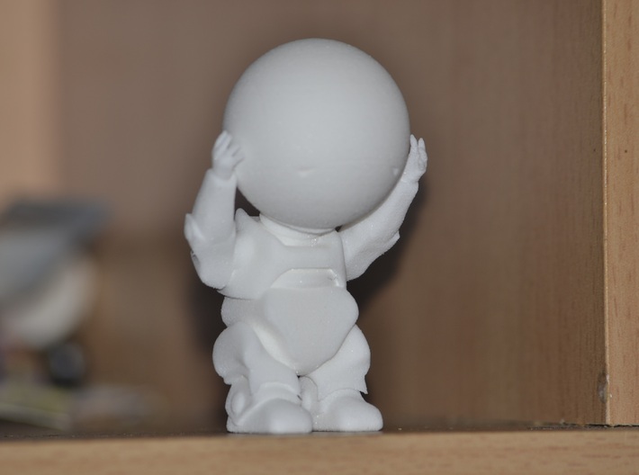 Marvin the paranoid android 3d printed 