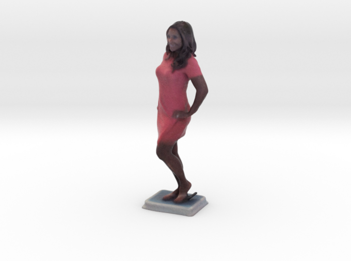 Woman In Dress - Denver Startup Week 2014 3d printed