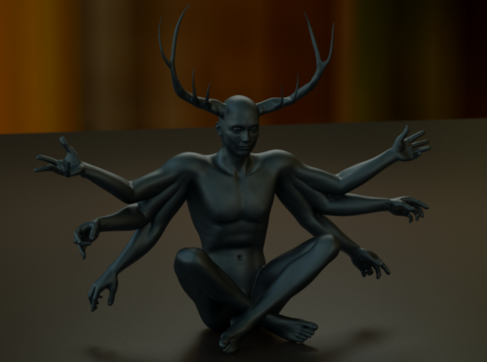 3&quot; Six Armed Stag 3d printed Artistic Render
