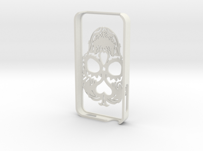 Iphone 4s Case Skull 3d printed