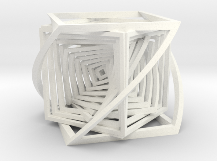 The Bend Cube. 3d printed