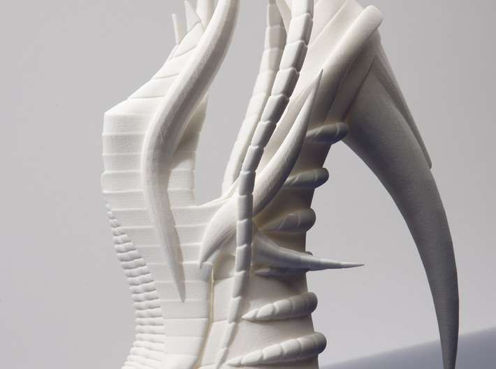 Janina Alleyne - Exoskeleton Shoe (Top) 3d printed