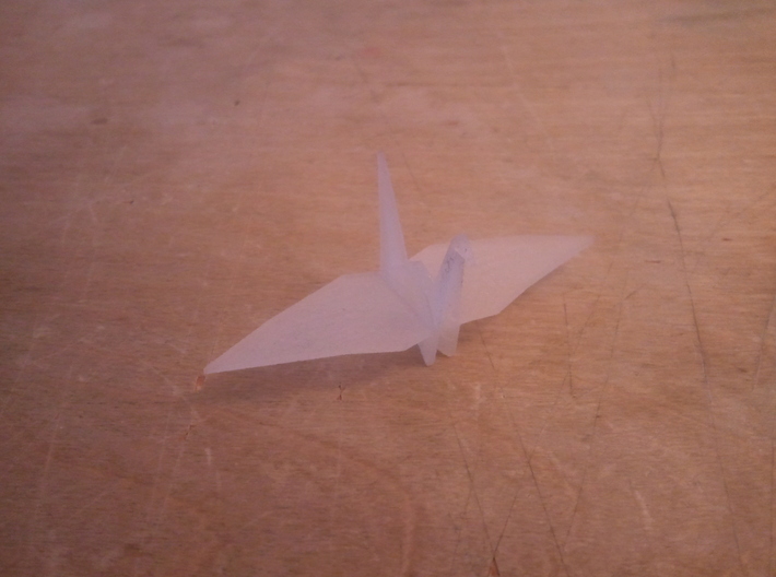 Origami Crane 3d printed