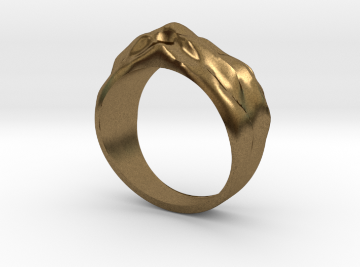 Sand Dune Ring 3d printed