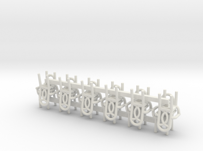 HO Scale Cafe Chair style 1 With Arms X12 3d printed