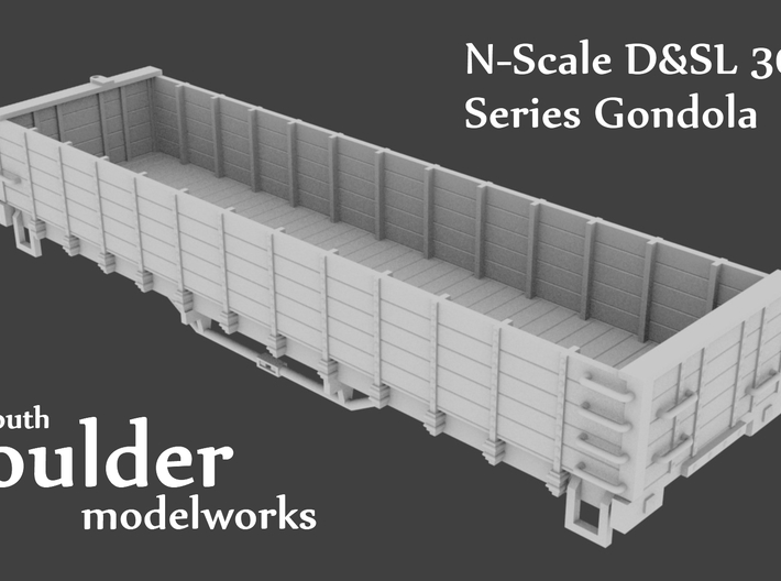 N-Scale D&SL 30000 Series Gondola 3d printed 