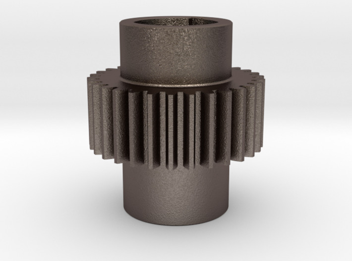 Gear Mn=2 Z=30 Pressure Angle = 20° with keyway 3d printed