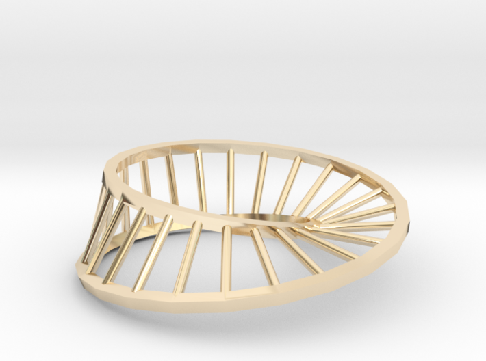 Moebius Ring | Inside-out a1 3d printed
