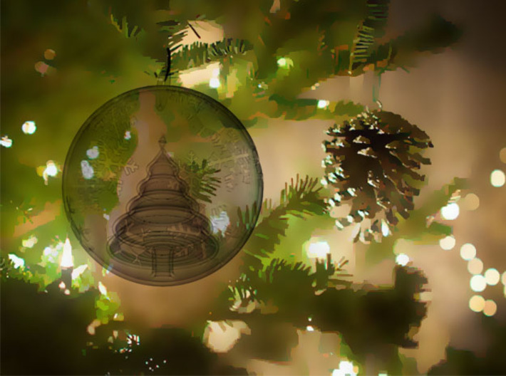 Christmas Bauble 1 3d printed