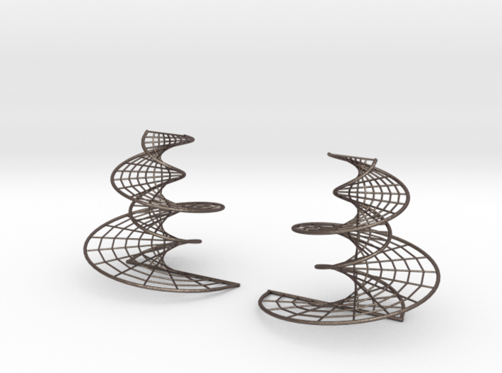 DNA earrings | 4 inches 3d printed