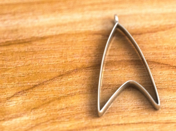 Star Trek Pendant 3d printed 