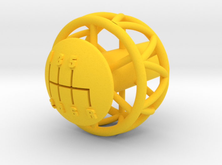 Ariel Atom 6 Speed knob for Ecotec - Helicoil 3d printed