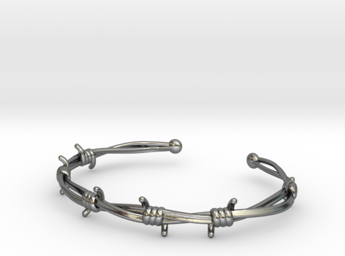 Barb Wire Bracelet 3d printed 