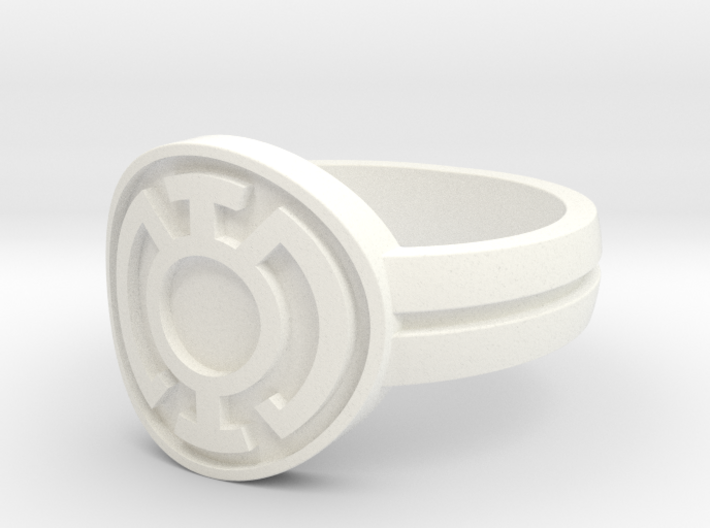 Blue Lantern Double Banded Sz 13 3d printed